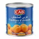 Front view of CAB Apricot Jam tin, 42% fruit content, blue label with apricot image