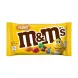 Front view of M&M's Peanut 45g pack in yellow packaging held in hand