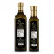 Back view of Nile Garden Extra Virgin Olive Oil bottles showing nutrition facts and ingredients