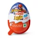 Front side of Kinder Joy Spider-Man chocolate egg showing branding and details