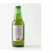 Back label of Laziza Strawberry 0.00% malt beverage with ingredients and barcode