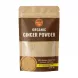 Front of Natur Fresh Organic Ginger Powder 50g pack, brown pouch, price £2.59 labelled