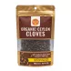 Front of Natur Fresh Organic Ceylon Cloves 50g pouch with price tag