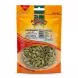 Front view of Anjoman Cardamom Pods 50g pack with visible pods and price label