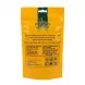 Back of Anjoman Sweet Basil Dried 50g pack with allergy advice and manufacturer details