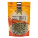 Front view of Anjoman Dried Tarragon 50g pack with visible herbs and price label
