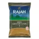 Front view of Rajah Jeera Ground Cumin 400g pack on a shop shelf