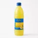 Front view of Cortas Lemon Juice Substitute 500ml bottle, yellow with blue label