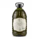 Hand holding Virgen del Rosario Extra Virgin Olive Oil 5L bottle on a grocery shelf