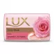 Front packaging of Lux Rose Glow soap bar with rose image