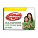 Front of Lifebuoy Neem Herbal Soap Bar packaging with branding and family image