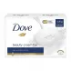 Alternate front view of Dove Beauty Cream Bar 4x90g pack showing 3-in-1 benefits
