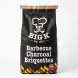 Front of Big K Barbecue Charcoal Briquettes 5kg bag showing product branding