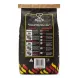 Back of Big K Barbecue Charcoal Briquettes bag with lighting instructions and safety notices