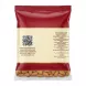 Back view of Sofra Raw Almonds 400g pack with distributor information and storage instructions