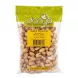 Front view of Donya Salted Pistachio 150g pack in hand on store shelf
