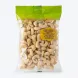 Back of Donya Raw Cashew 170g bag showing allergen and packing information