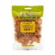 Front view of Donya Dried Apricots B 180g packed in a clear green and yellow bag