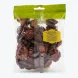 Back of Donya Dried Plum Slices 150g pack showing allergen and company info