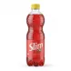 Front view of Slim Strawberry Flavoured Fizzy Drink 50cl bottle with yellow cap