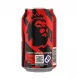 Back of can with Premier League lion logo and rewards info