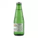 Back view showing mineral content facts of Beypazari natural mineral water 20cl in green glass bottle