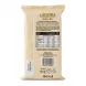 Back of Lágora Vanilla Cream Wafer Rolls showing nutritional information, halal and vegetarian symbols