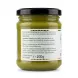 Back of Meletiadis Pistachio Cream jar displaying ingredients and net weight 200g