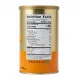 Nutrition facts label on Golden Treats Salted Caramel Wafer Rolls tin